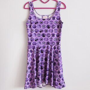 Kate Gabrielle X-Files opening credits novelty print sample dress size Small